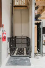 Thoughtfully designed with accessibility in mind—this wheelchair lift makes the second floor ADU and game room loft more easily accessible for everyone.
