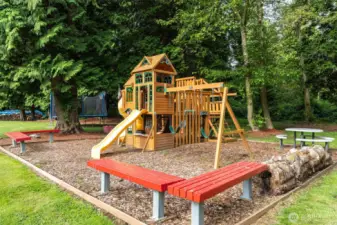 Let them run, climb, and play—this private playground keeps outdoor fun close to home.