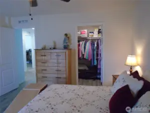 Primary Bedroom with walk in closet