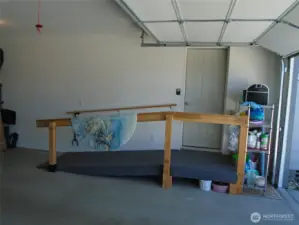 Garage with ramp