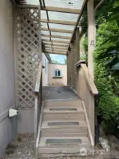 Back door entrance