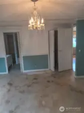 Master Bedroom with walk in closet -   chandelier in master bedroom & Bath