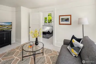 Upstairs bedroom - most prefer to use this as a den and dining area.