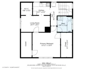 Upstairs floorplan.