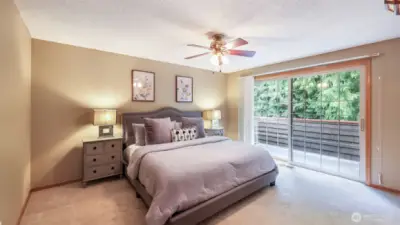 Retreat to a generously sized primary suite offering plenty of room to unwind.