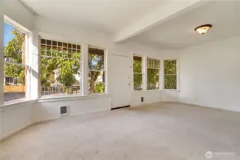 Large windows allowing tons of light!