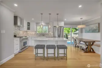 The heart of the home! Equipped with all newer Stainless Steel appliances