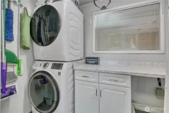 Dedicated laundry and utility room