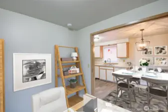 Third bdrm virtually staged