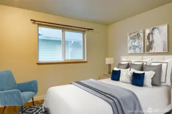 Main bedroom- Virtually staged