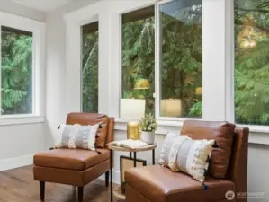 Sitting area in Primary suite.