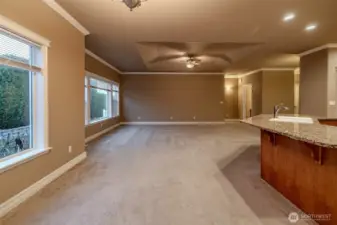 Dining Area and Living Room area of Great Room