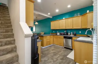 Stair heading up to the third flloor