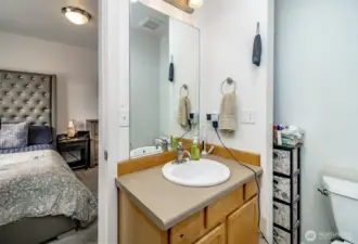 Main Bathroom in bedroom to the right