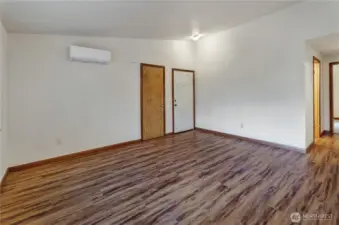 Each unit is equipped with mini-split heatpumps for year-round comfort