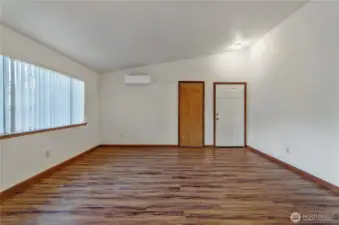 Unit 3 has a long-time tenant and is slightly larger than the lower units