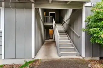 Unit 1 is ready to show! Lower left. Unit 2 is lower right. Unit 3 is up the stairs