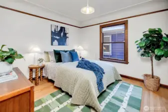 Picture rail for your art collection.