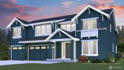 The Rainier on lot 1 at The Reserve.