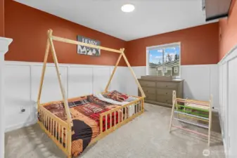 Bedroom #2 with updated walls design.