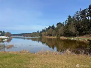 The Admiral's Cove Beach Club lake.  Quiet and tranquil.