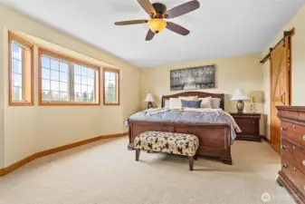 Owner's suite really is a retreat of its own. Plenty of room for furniture set plus sitting area, large walk-in closet & ensuite bath