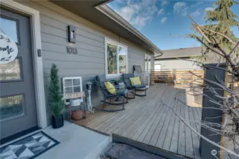 Enjoy Cooler Evenings on the front Porch