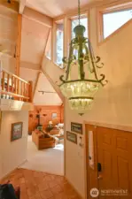 Imported Italian chandelier.