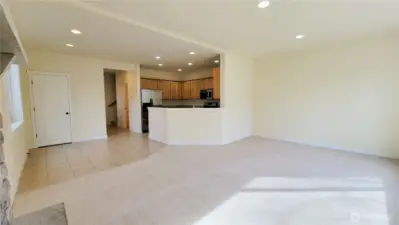 Unit B Living room