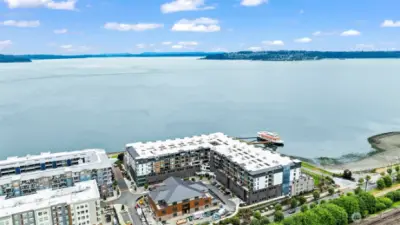 You will love the waterfront lifestyle at Point Ruston. There is entertainment, great restaurants and miles and mile of level walking areas.