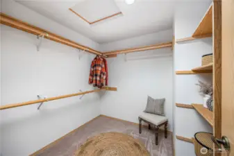 Huge closet in primary
