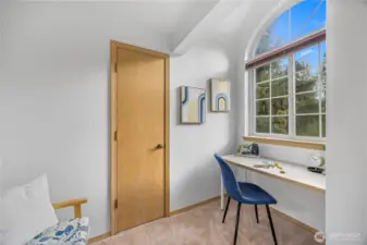 1 of 2 dormers in the primary bedroom