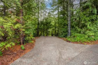 RV parking tucked away