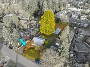 Parcel includes a 22,651sf lot plus a 2,2264sf 1927 Craftsman home