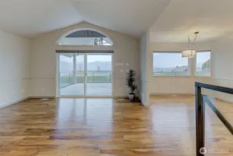 Just inside, you begin to take in the views.. Living flows seamlessly to dining