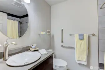 Hall full bath recently remodeled