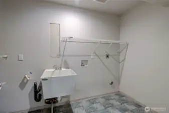 Laundry down as well.