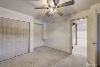 Bed 3 down, with 3/4 bath just outside the door