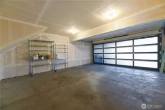Large 2 car garage
