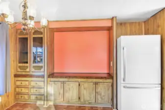 Kitchen Storage, newer Refrigerator