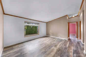 Large bright main living area