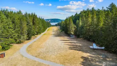Community Airfield. This is a blast to watch the planes come & go. Some people even live here & fly to work!