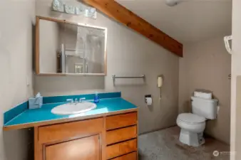 Full Bath on second floor.