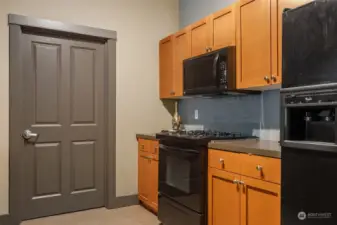 This is the entertainment room's kitchen!