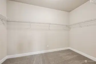 Primary walk-in closet