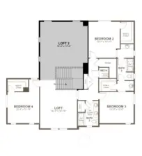 Second floor layout