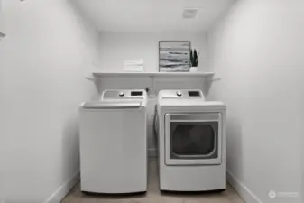 Laundry on Lower Level