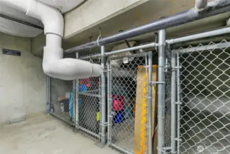 Assigned storage unit #P11 on level G1