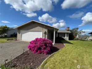 Mature landscaping adds eye appeal.