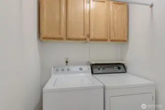 Laundry Rm. located in the hall